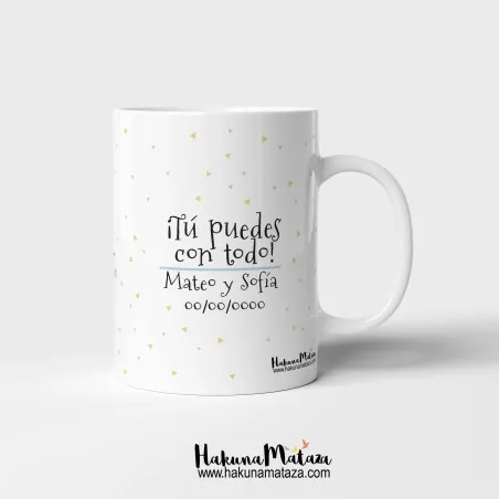 Taza personalizada - Ojeras de oso panda · detalle