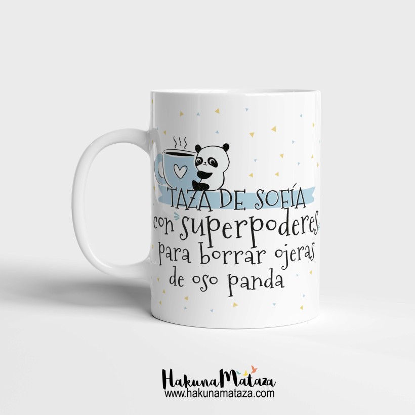 Taza - Ojeras de oso panda