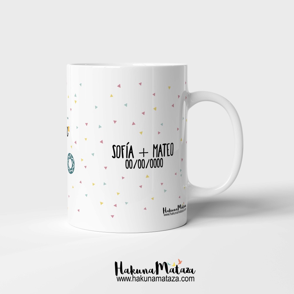 Taza personalizada - Te espera un día redondo