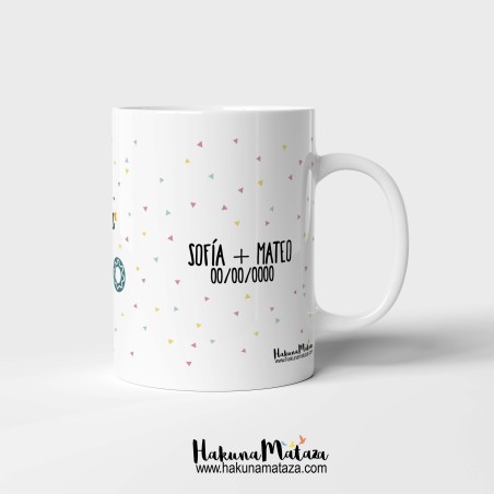Taza personalizada - Te espera un día redondo