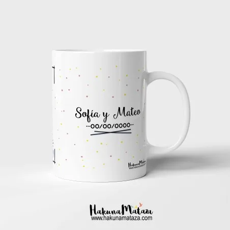 Taza personalizada - Algunas personas brillan · ejemplo de personalización
