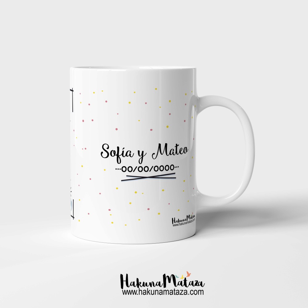 Taza personalizada - Algunas personas (azul)