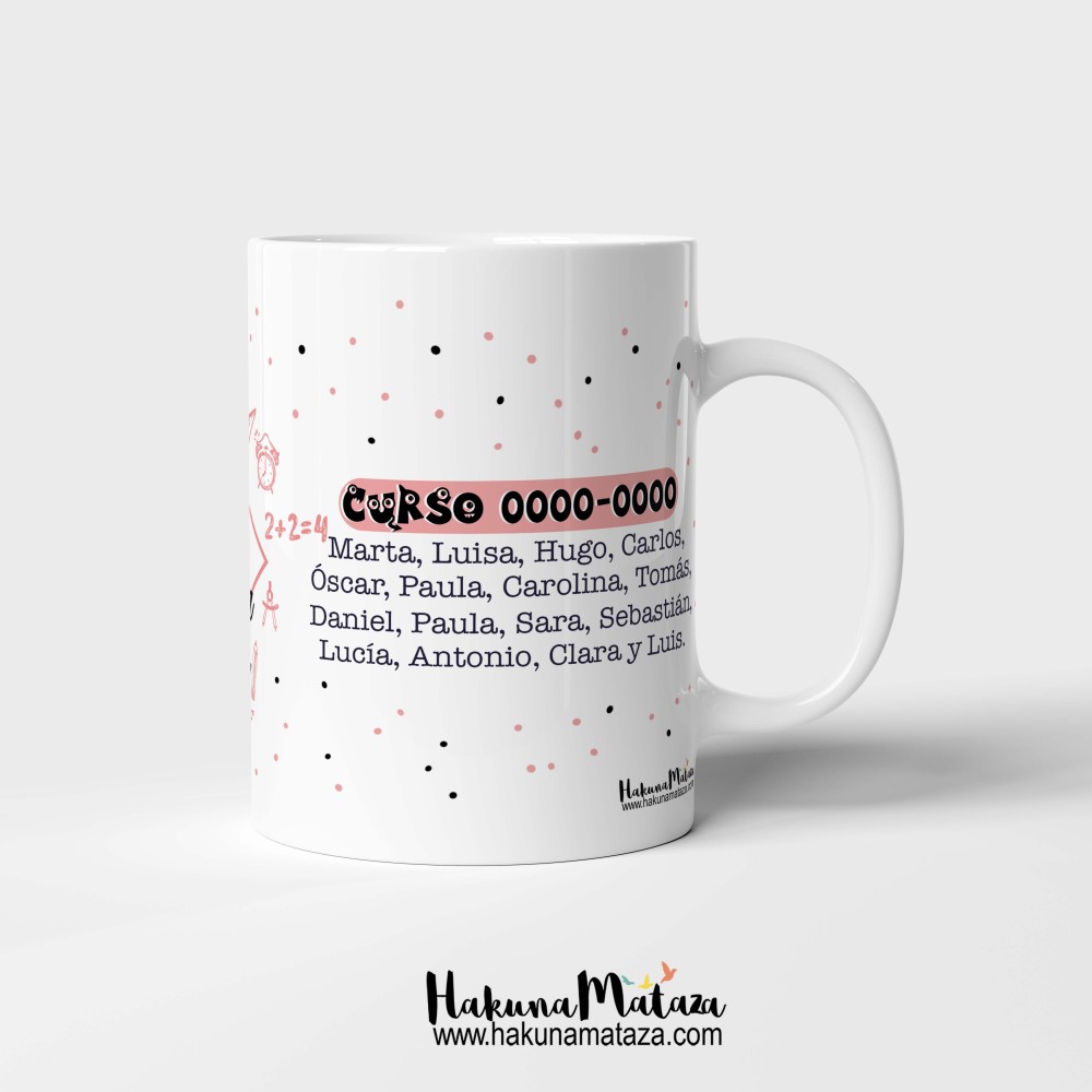 Taza personalizada - Eres una profe con mucha clase