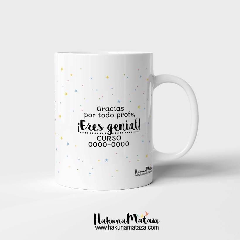 Taza personalizada - Aquí bebe la mejor profe 2