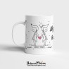 Taza personalizada - Algo nos dice que sois los siguientes (hombre+hombre)