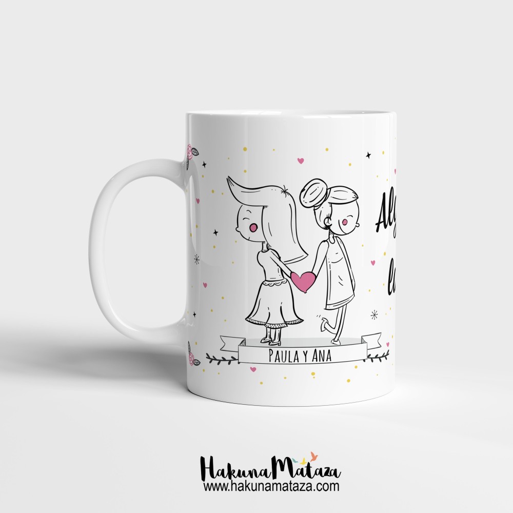 Taza "Algo nos dice que sois las siguientes".