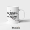 Taza personalizada - Algo nos dice que sois los siguientes (hombre+hombre)