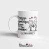 Taza personalizada - Seguimos con la esperanza (hombre+hombre)