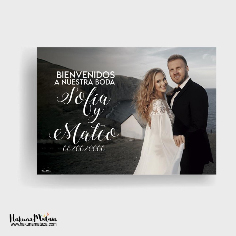 Cartel de bienvenida - Fotografía 1 Cartel de bienvenida - Fotografía 1