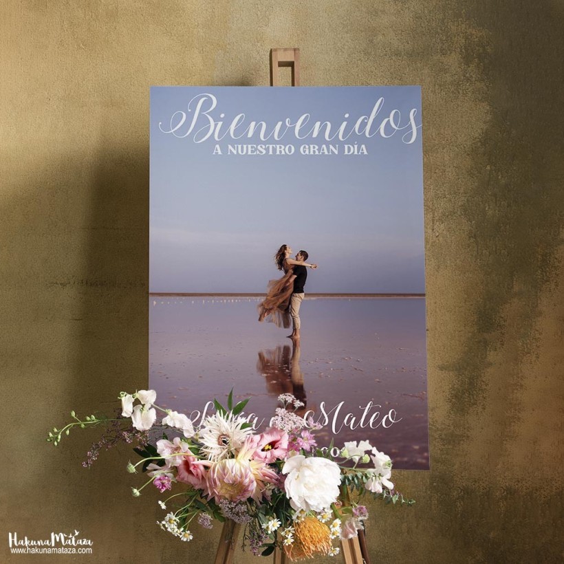 Cartel de bienvenida - Fotografía 3