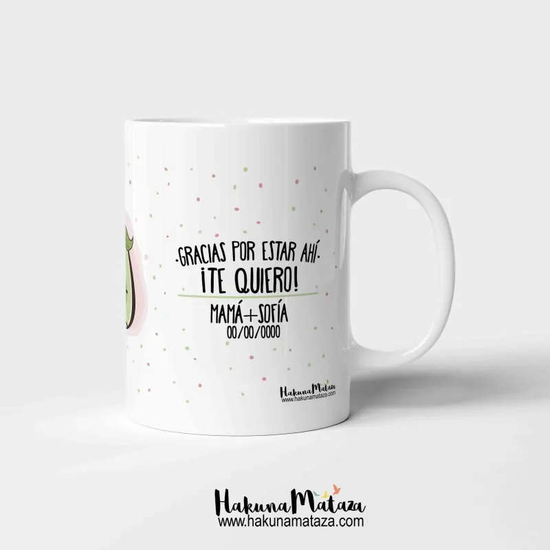 Taza personalizada - La vida no viene con un manual viene con una Madre · detalle