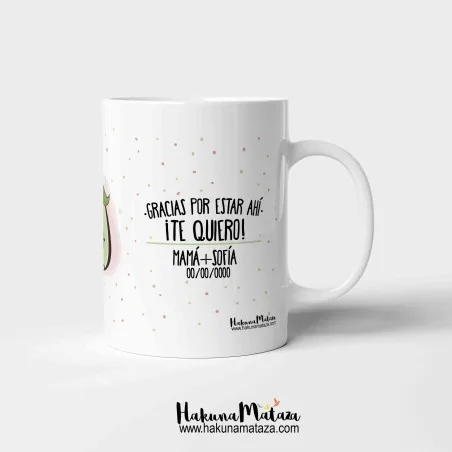 Taza personalizada - La vida no viene con un manual viene con una Madre · detalle
