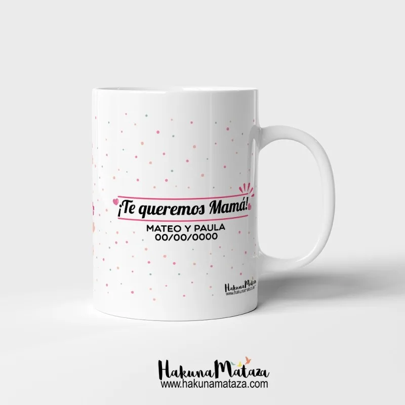 Taza personalizada - No importa que la vida parezca difícil · detalle