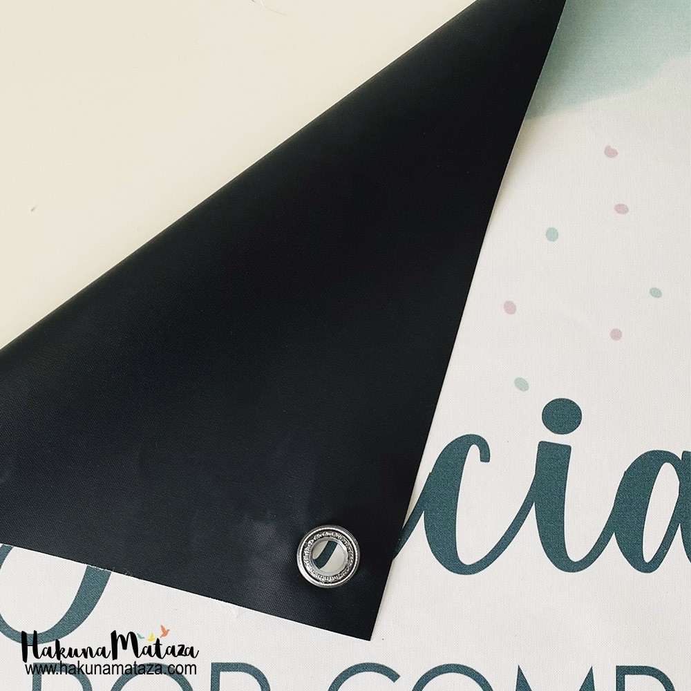 Banner personalizado con foto - Gracias por compartir este día tan especial