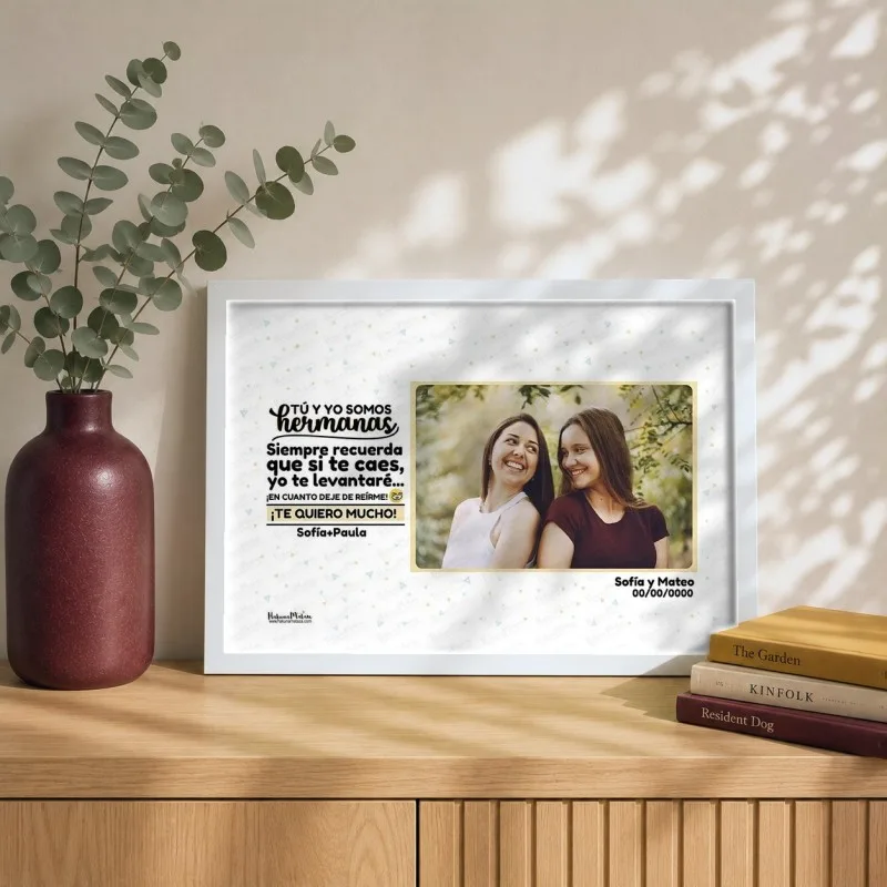 Lámina personalizada con foto - Tú y yo somos el mejor equipo | Hakuna Mataza