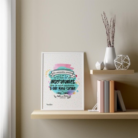 Lámina personalizada - La verdadera amistad Lámina personalizada - La verdadera amistad