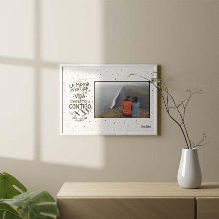 Lámina personalizada con foto - La mayor aventura de mi vida