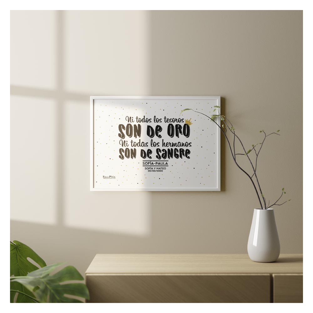 Lámina personalizada - Ni todos los tesoros
