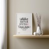 Lámina personalizada para abuelos que crían a sus nietos - Frase emotiva y foto especial