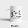 Taza personalizada - Sois los siguientes Iniciales