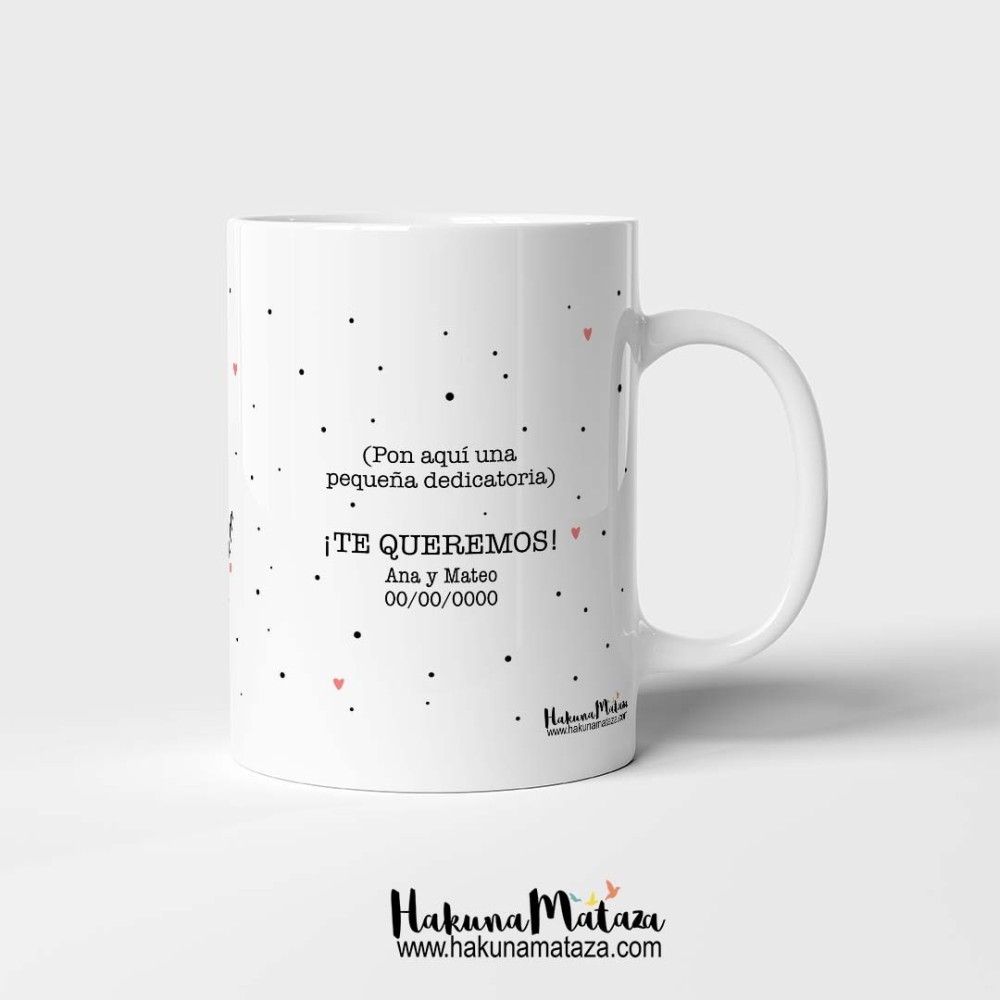 Taza personalizada - [Parentesco] de [nombre] + dedicatoria