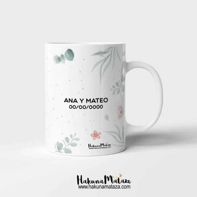 Taza personalizada - Has sido promovida a madrina - testigo · detalle