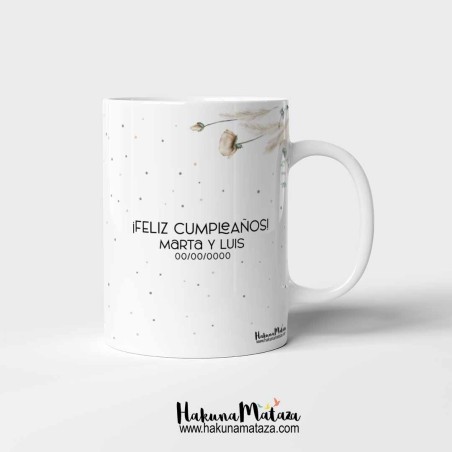 Taza personalizada - Nombre floral Taza personalizada - Nombre floral