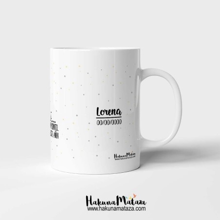 Taza personalizada Navidad - ¡Sorpresa! Soy tu amiga invisible