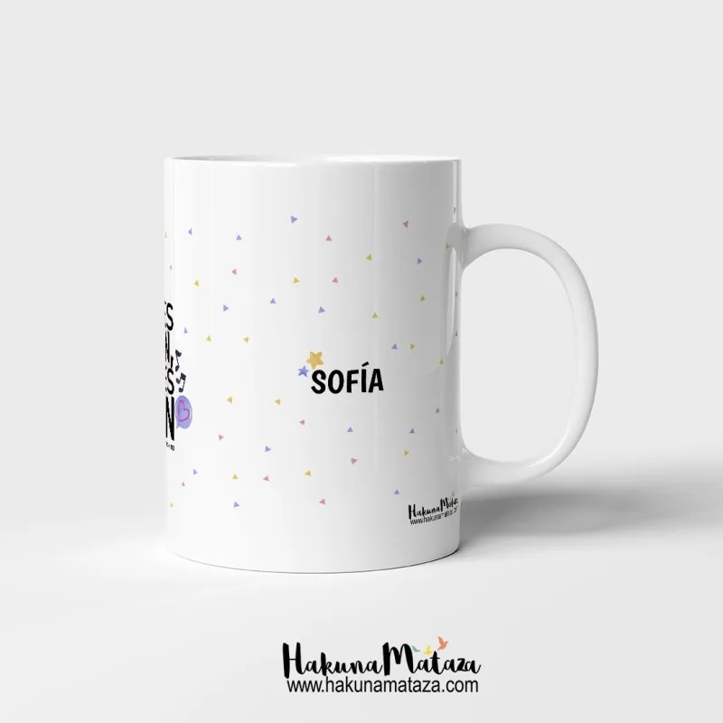 Taza personalizada - Factura con ritmo · detalle