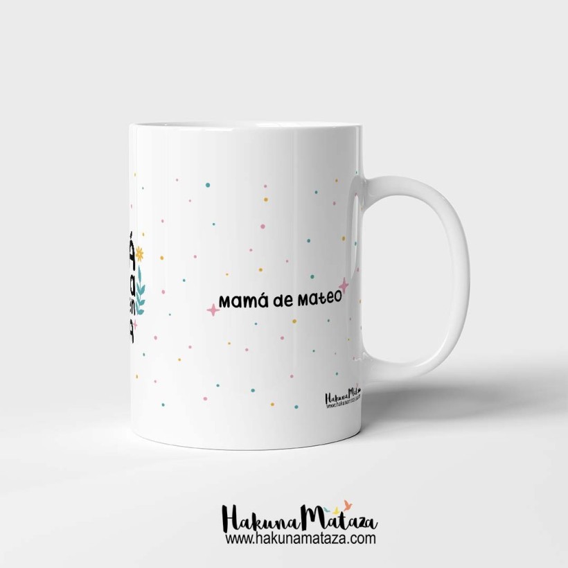 Taza personalizada - Mamá novata pero bien guapa 2