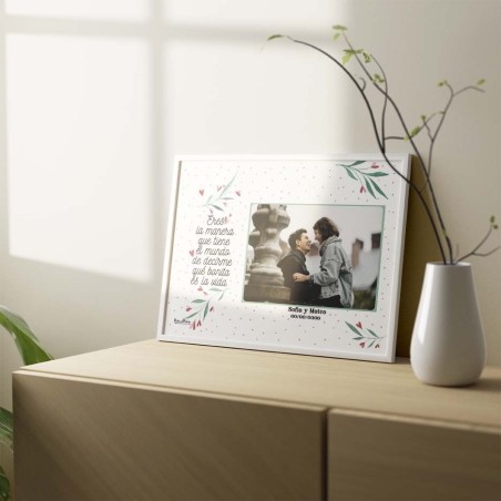 Lámina personalizada con foto - Eres la manera que tiene el mundo Lámina personalizada con foto - Eres la manera que tiene el mundo