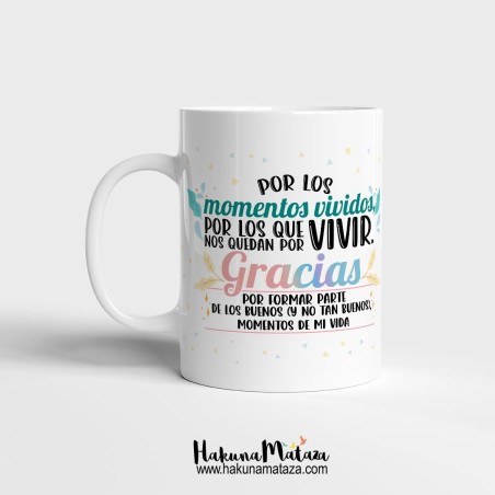 Taza personalizada - Gracias por todos los momentos