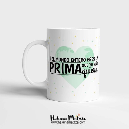 Taza personalizada - Eres el/la que más quiero