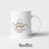 Taza personalizada con foto - Huellas