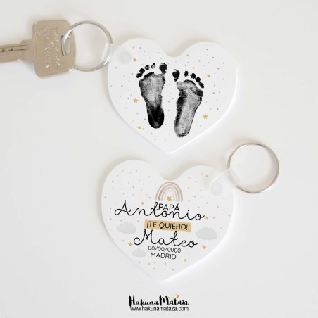Llavero - Huellas bebé Llavero - Huellas bebé