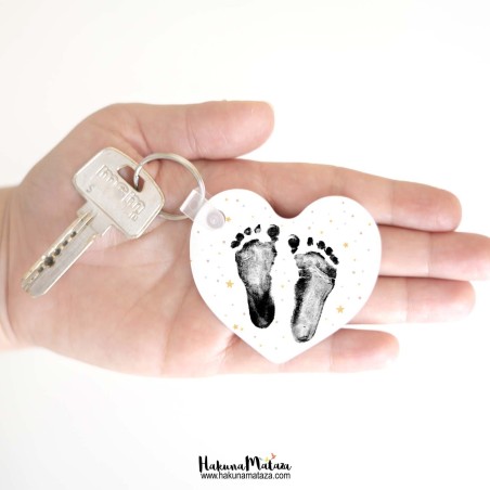 Llavero - Huellas bebé Llavero - Huellas bebé