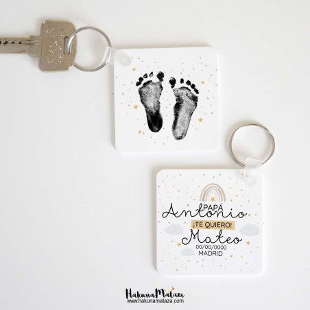 Llavero - Huellas bebé Llavero - Huellas bebé