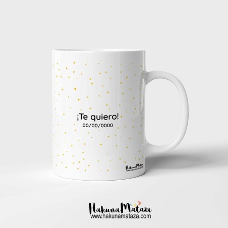 Detalle de la impresión en la taza "Tu reseña" Detalle de la impresión en la taza "Tu reseña"