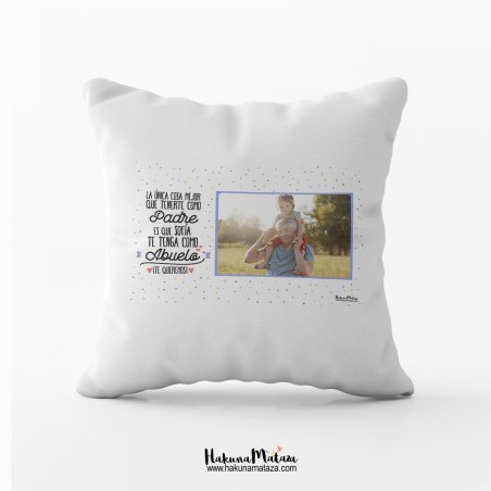 Cojín con foto - La única cosa mejor de tenerte como padre Cojín con foto - La única cosa mejor de tenerte como padre