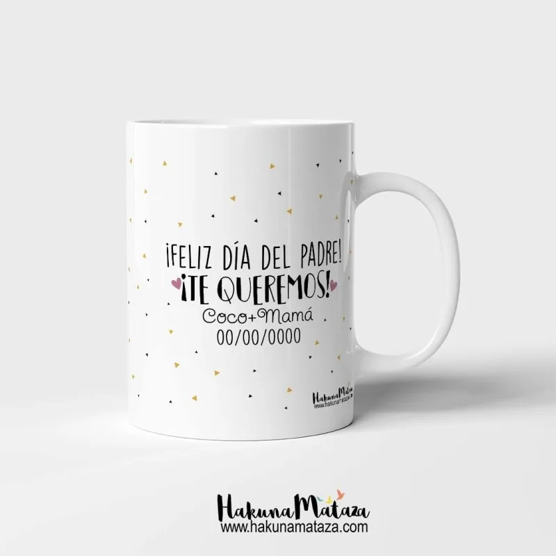 Taza personalizada - Como mi papá perruno / gatuno no hay ninguno · ejemplo de personalización