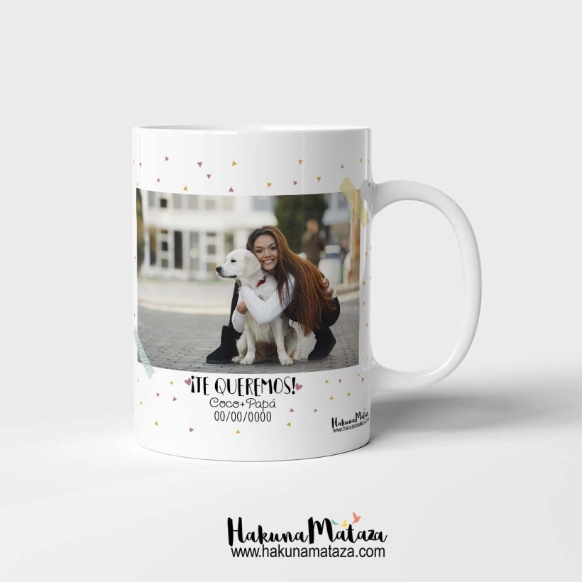 Taza personalizada con foto - Como mi mamá perruna / gatuna 2