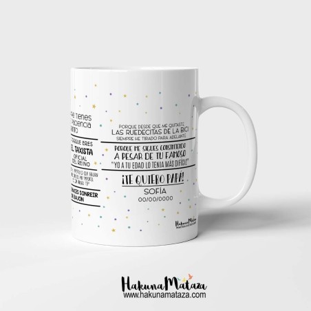 Taza personalizada - Eres el mejor padre del mundo Taza personalizada - Eres el mejor padre del mundo