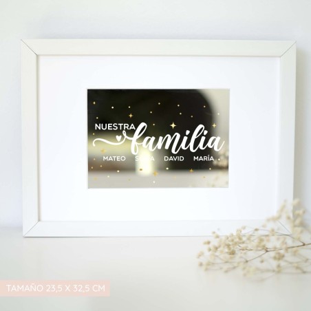 Marco espejo - Nuestra familia Marco espejo - Nuestra familia