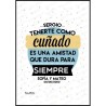Tenerte como cuñado es una amistad que dura para siempre - Lámina con foto