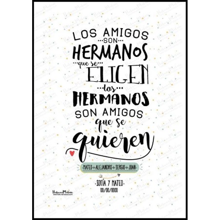 Lámina personalizada - Las personas que se eligen