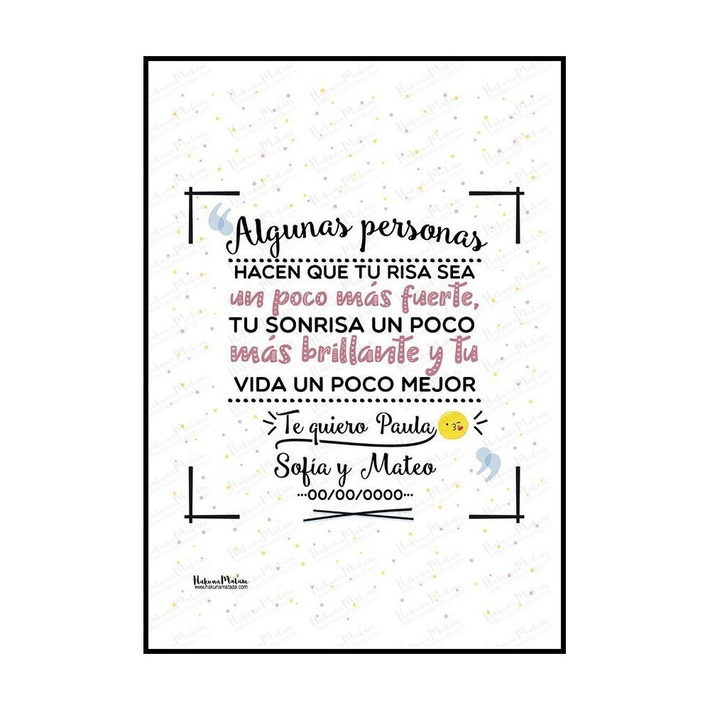 "Perfecta para regalar a amigos y seres queridos"