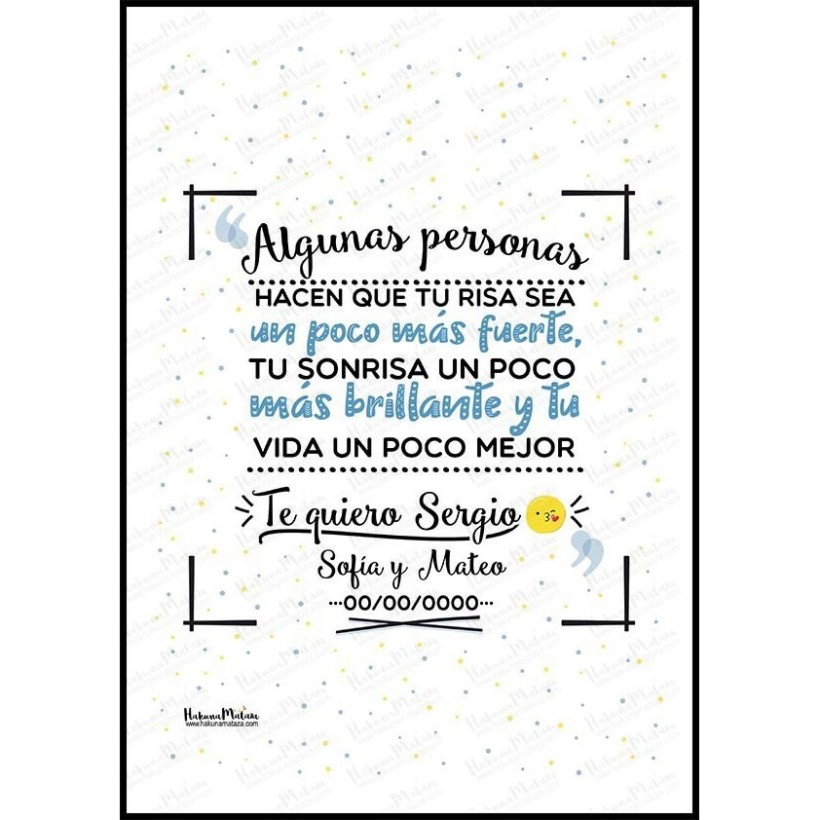 "Perfecta para regalar a amigos y seres queridos"