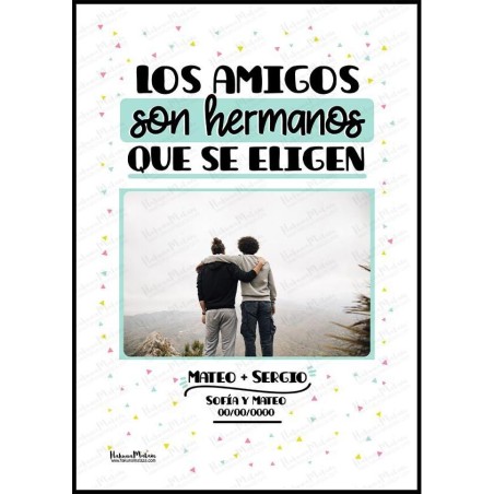 Lámina personalizada con foto - La familia que se elige