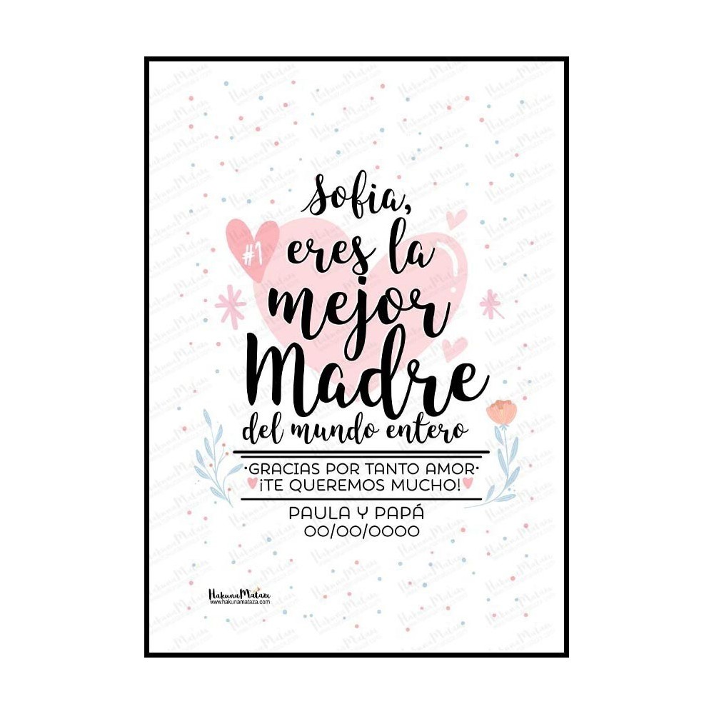 Detalle del diseño de la lámina.