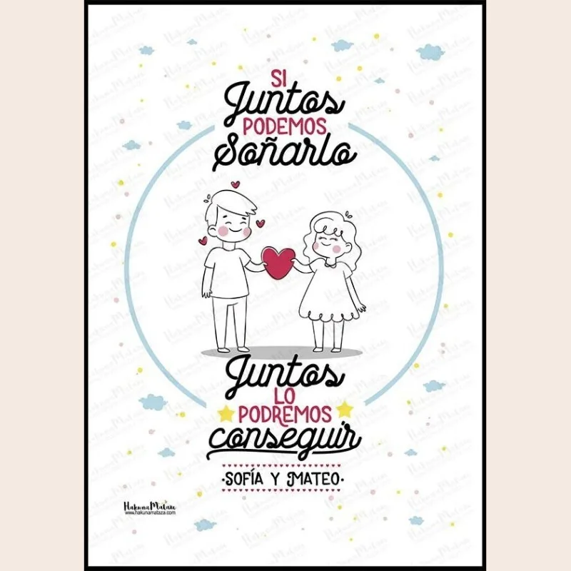 Lámina - Si juntos podemos soñarlo · detalle